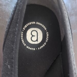 Bzees Women's Black Slip-On Loafer